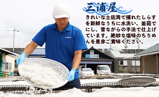【冷蔵】 ちりめん2種 組み合わせ選べる2パック（釜あげ・釜出し） - 送料無料 釜揚げしらす 釜出ししらす 新鮮 ふりかけ お弁当 おべんとう お昼 夕食 夕飯 丼 簡単 料理 mu-0019