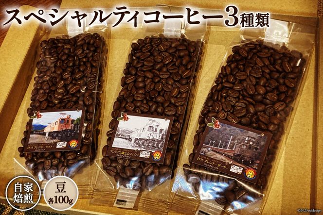 コーヒー EF15 スペシャルティコーヒー 豆 100g×3種類 計300g [アフターゲームカフェ 山梨県 韮崎市 20742292-1] 珈琲 コーヒー豆 珈琲豆 自家焙煎 焙煎 セット