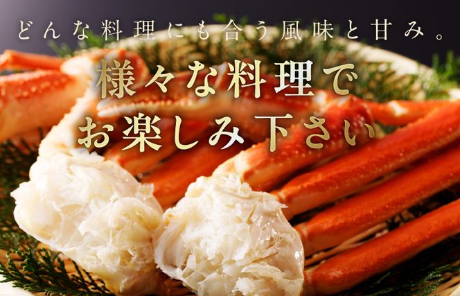 kgp0062 カニ ボイルズワイ蟹 800g（400g×2肩）約2-3人前 昆布仕立て