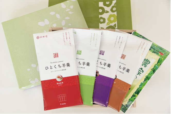 農家のまかない茶とひとくち羊羹セット FAA-087