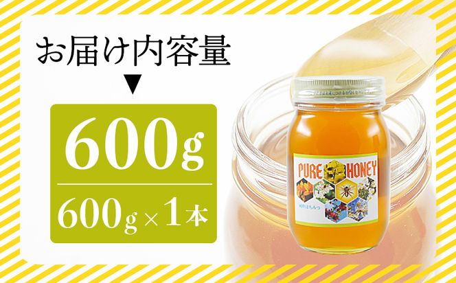 和田養蜂場 百花はちみつ(600g)1本 wh-0003