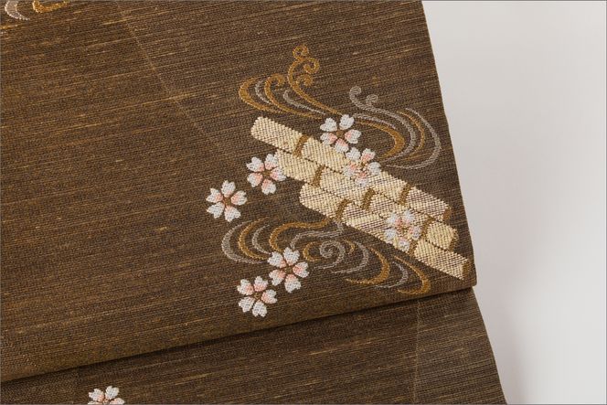 丹後の藤布 袋帯「天の川」 草 FY00082（京都府京丹後市） | ふるさと 