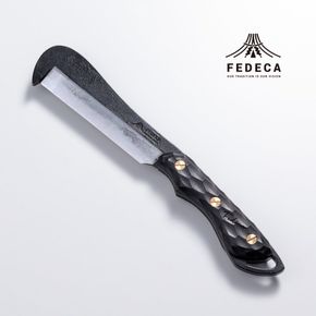 【FEDECA】 鍛造バトニング鉈 名栗ブラック 000949