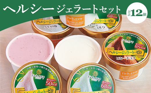 ジェラート 砂糖不使用 ヘルシー 12個 セット ジェラート dc-0064