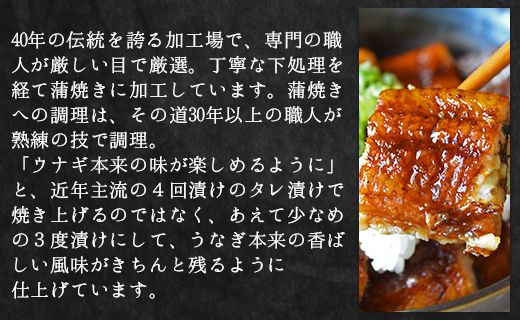 鰻 フジ物産 国産養殖うなぎ蒲焼き 約200g×2尾(高知県産鰻) fb-0011