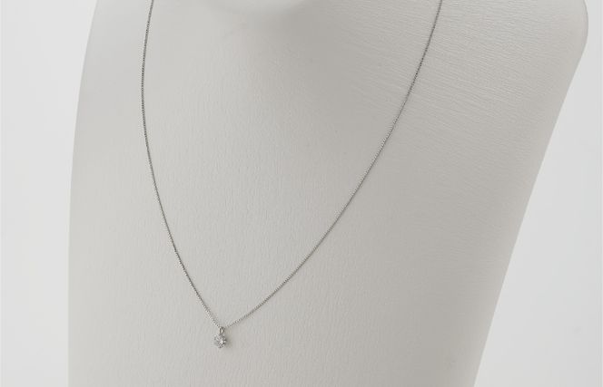 J013-4 アルカンシェル プラチナ ダイヤ プチペンダント（計0.2ct）【鑑別書付き ジュエリー プレゼント ギフト ファッション アクセサリー 贈り物 贈答 お祝い 記念日】