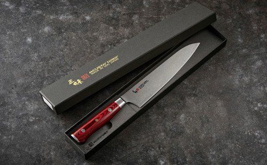 H84-06 三昧 クラシック プロ ダマスカス 紅蓮 牛刀包丁 210mm