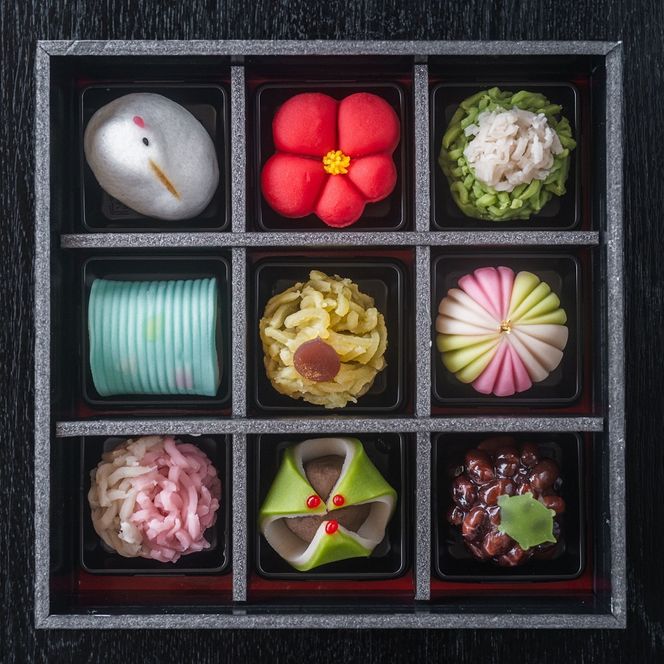 お正月を彩る 京菓子 おせち【2025年12月下旬～順次発送】京都府「現代の名工」あずきの里謹製【JO-9】 ｜ 正月 新春 お祝い 贈答 進物 ※離島への配送不可