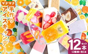 アイス マナマナ 手作りアイスキャンデー 12本入り ys-0012