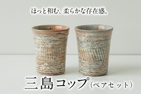 三島コップ（ペア）一道窯 《受注制作につき最大3カ月以内に出荷予定》---sm_ichidomisimax_90d_20_22500_x2---