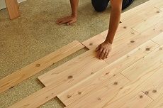 ユカハリ・フローリング すぎ ウッドカーペット M-mm-A09A