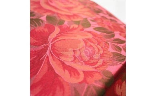 槙田商店【晴雨兼用】長傘 ”絵おり” 大バラ：エンジ FAA5069