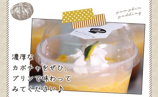 やすらぎ市 人気ナンバーワン！のカボチャプリン6個 yr-0015