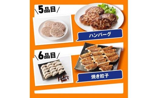 加工食品 さんきょうみらい豚 満喫セット （加工品） 【 満喫 セット 精肉 豚肉 国産 九州産 宮崎県産 川南町産 ウデ モモ 鉄板焼き みそ漬け 味噌漬け 生ハム ハンバーグ 簡単調理】 ☆ [E0102c]