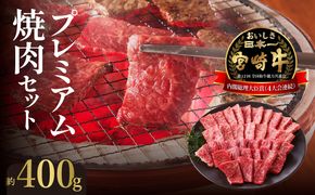 宮崎牛　プレミアム焼肉セット　N023-YZB101