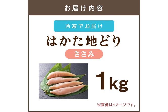【A-844】はかた地どり ささみ 1kg