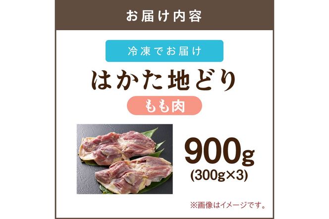 【A6-027】はかた地どり もも肉 900g(300g×3)