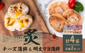 蒲鉾 笹かま 炙り蒲鉾セット 2種 計4袋 徳永蒲鉾店《30日以内に出荷予定(土日祝除く)》蒲鉾 さつま揚げ 揚げ物 練り物 おつまみ 海鮮 ビール に合う ギフト お土産 チーズ めんたいこ 国産 真空 魚 おかず 弁当 惣菜 アウトドア BBQ かまぼこ 小分け---sn_ctokuabch_30d_r7_14000_4p---