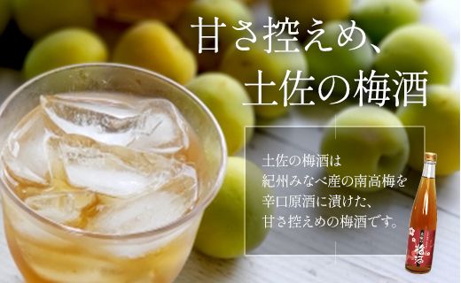 女性に人気 土佐の梅酒 500ml×1本＆おり酒 720ml×1本 gs-0105