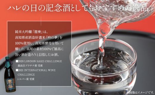 土佐の素材100%！龍の夢セット720ml×2本 - お酒 日本酒 地酒 純米酒 gs-0087