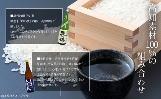 純米吟醸吟の夢仕込・金蔵特別純米セット1800ml×2本 - お酒 アルコール 晩酌 ギフト 2種類 食中純米酒 のし gs-0091