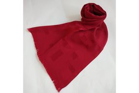 丹後ちりめん　シルク・ストール（ワインレッド）/還暦祝い用　TR00024