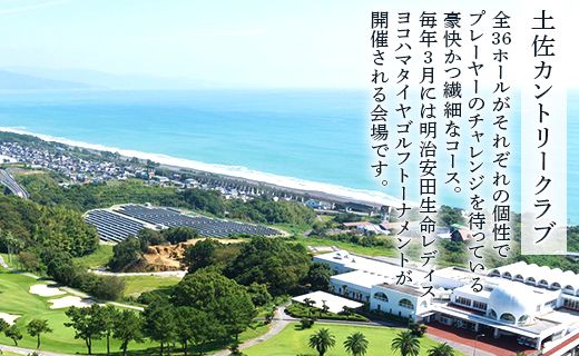 【ゴルフ＆宿泊プラン】土佐カントリークラブ(平日) - ゴルフ プレー券 チケット 旅行 休暇 趣味 スポーツ 自然 温泉 黒潮ホテル 観光 プレイ ラウンド ゴルフ場 kg-0021