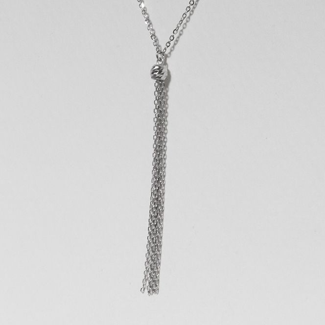 プラチナ　ミラーボールタッセルペンダント（小）BQ-114