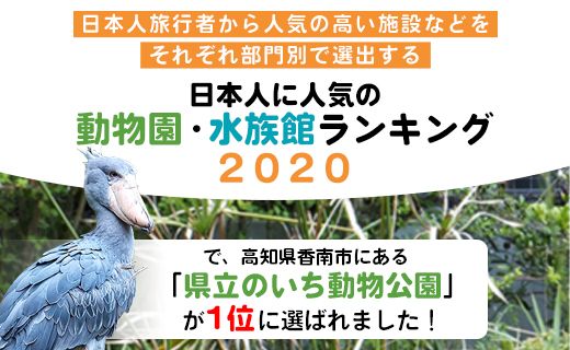 のいち動物公園の年間入園券引換券 ni-0003