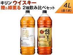 キリン ウイスキー　4L　2種飲み比べセット　陸＆樽薫る ◇