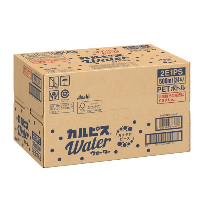 【定期便】カルピスウォーター（500mL×24本）〔3回配送〕039-001