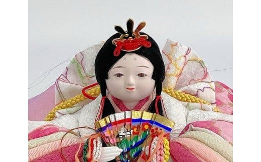 428. 伝統工芸士 蘇童の ひな人形『手まり雛 ころろ ショコラ＆ベリー』 匠の技 親王飾り