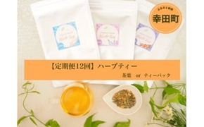 【定期便12回】ハーブティー ティーパック 30包 × 12ヶ月 お茶 紅茶