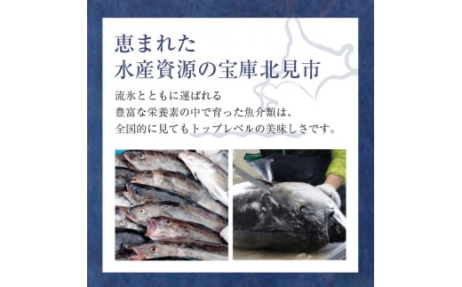 一夜干し開きホッケ 3枚セット～焼印入り～ ( 魚介類 海鮮 干物 魚 ほっけ ホッケ 一夜干し 下処理済み 焼印 )【094-0001】