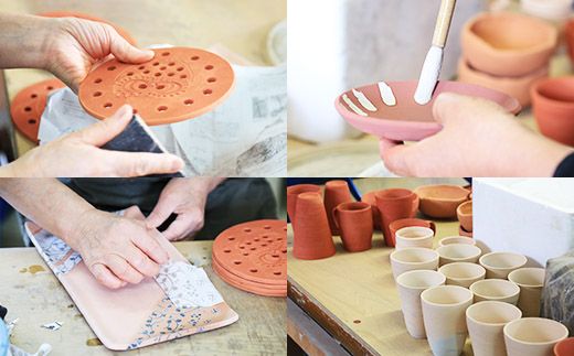 444.職人 手作り カレー 皿 さら お皿 工芸品 民芸品 陶芸 川湯温泉 北海道 弟子屈町 