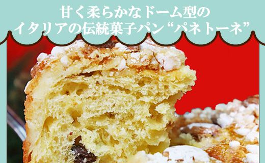 パネトーネ １個 【クリスマス限定】苺屋 X'mas 菓子パン 伝統菓子 数量限定 送料無料 高知県 香南市 常温 it-0105