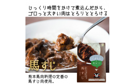 くまもとのカレー2種セット - レトルト 馬すじカレー あか牛カレー 200g×3Pずつ 1.2kg レトルトセット 保存食 簡単 温めるだけ おかず 惣菜 人気 おすすめ 熊本県 甲佐町