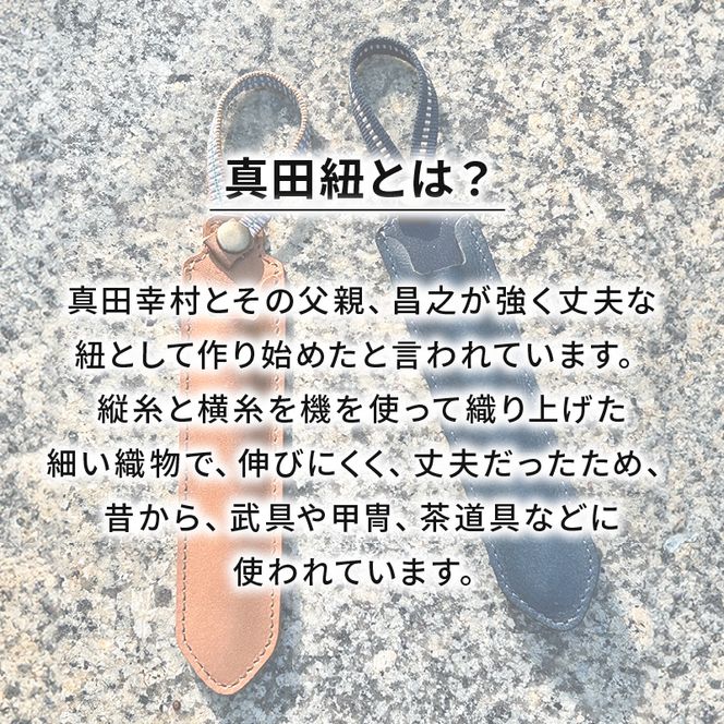 ペンケース 革 真田紐 1本 ペン ケース 本革 レザー 職人 ネイビー ベージュ プレゼント ギフト 手作り 贈答 国産 静岡県 藤枝市 【 PT0093-000002 】