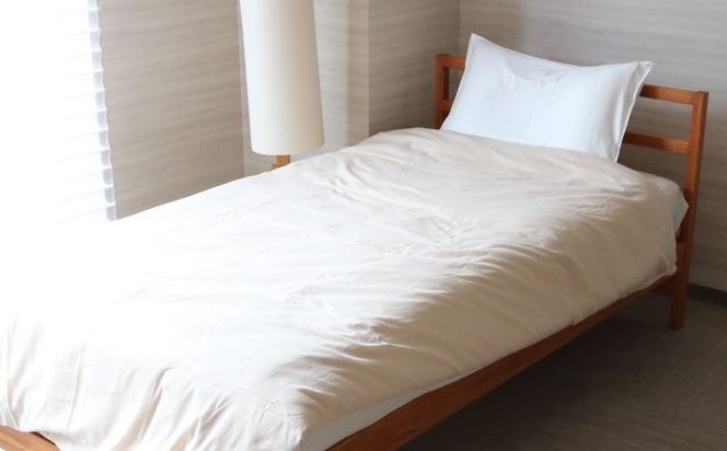 HB068　一重ガーゼやさしい和晒掛けふとんカバー　シングルサイズ　ベージュ