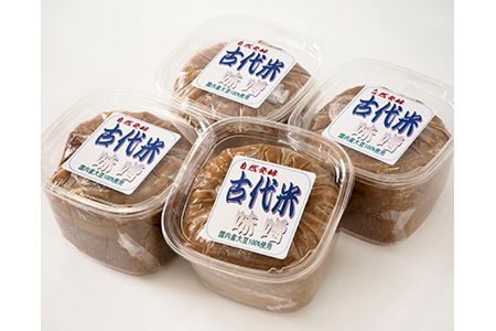 自然発酵 古代米味噌 [0193]