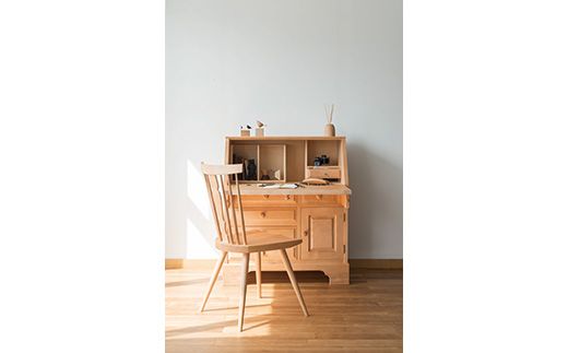 北海道民芸家具ライティングビューローHM800《HMU色》【0810301】