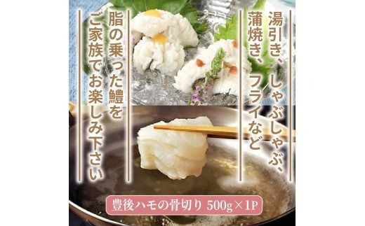 高級魚をご家庭で！豊後ハモの骨切り＆唐揚げ用（計1kg）_29245A