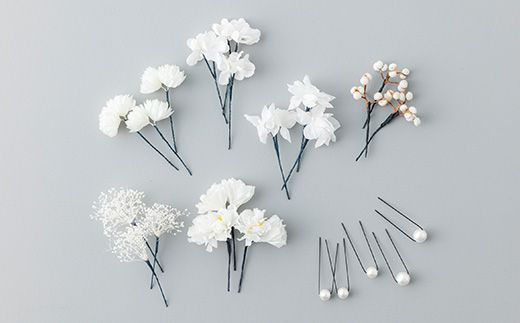 フランスアンティーク 布花ヘッドリース ティアラ その他