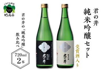 君の井 純米吟醸 2種セット 720ml×各1本