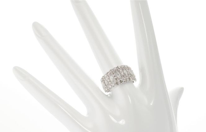 J005-4 ARC-EN-CIEL プラチナ ダイヤリング（計 2.0ct）【鑑別書付き ジュエリー プレゼント ギフト ファッション アクセサリー 贈り物 贈答 お祝い 記念日】