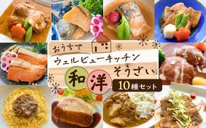 「おうちでウェルビューキッチン」和洋そうざい10種セット　K158-002