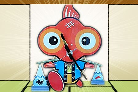 ふれきんちゃん掛時計 福村時計店《45日以内に出荷予定(土日祝除く)》---sn_fukufurekin_45d_r7_10500_24h---