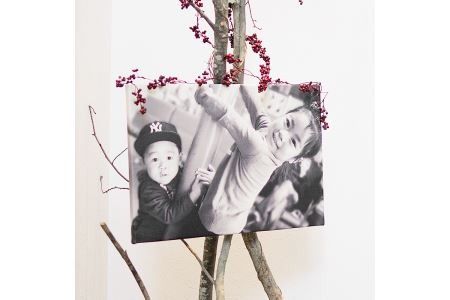 015B022 レザーフォトパネル 45cm×30cm【写真パネル オーダー 合成皮革製 手作業 インテリア】