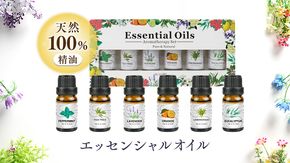 エッセンシャルオイル 天然100％ 精油 10ml × 6本 ( ペパーミント , ティーツリー , ラベンダー , スイートオレンジ , レモングラス , ユーカリ ) アロマオイル アロマ 遮光瓶 香り リラックス 睡眠 ギフト プレゼント セット [BX046ya]