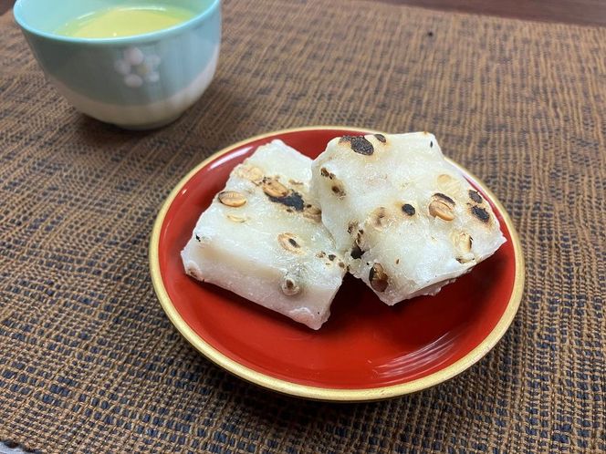 【先行予約】野木源のとってもぶあついかき餅（豆）2パック（2025年12月～発送）　加工品 餅 もち かき餅 かきもち 豆入り 　NO00018